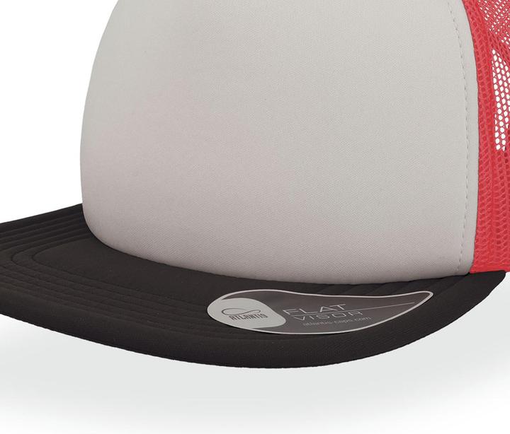 Actual product image Atlantis TruckerCap Snap 90s flat visor 5 panels (One size)