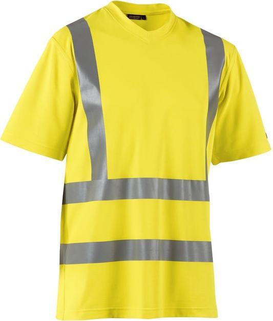 Actual product image Blakläder unisex high visibility shirt 3380 yellow size 3XL