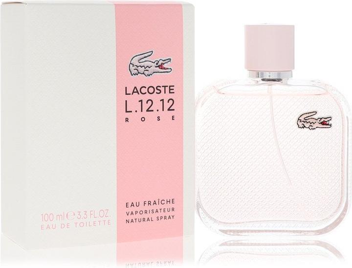 Actual product image Lacoste L.12.12 Rose Eau Fraiche 100 ml (Eau fraîche, 100 ml)