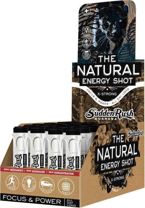 Sudden Rush Natural Energy Shot XST (Himbeer, 24 x)