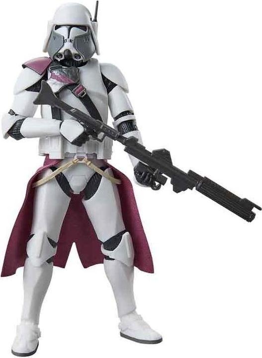 Actual product image Hasbro Star Wars Episode III Black Series Clone Commander Bacara