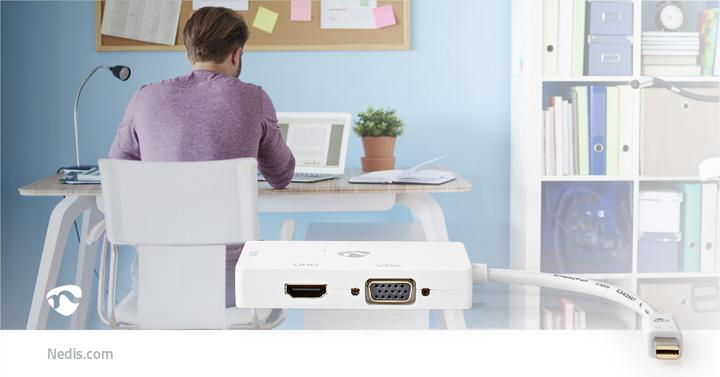 Produktbild Nedis Displayport-Adapter| Mini DisplayPort| DVI-D 24+1-Pin Buchse HDMI VGA (Mini DP)