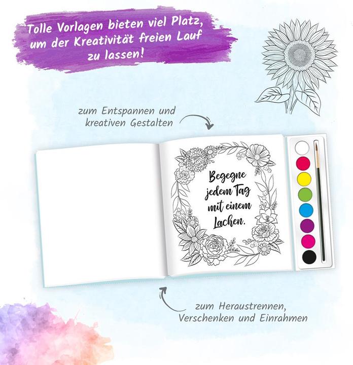 Produktbild Malen mit Wasserfarben Pflanzen