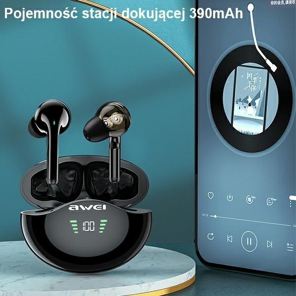 Image du produit Awei T12P (ANC, 4 h, Sans fil)