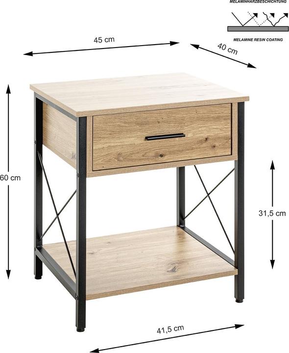 Actual product image HAKU Möbel Console (45 x 40 x 60 cm)