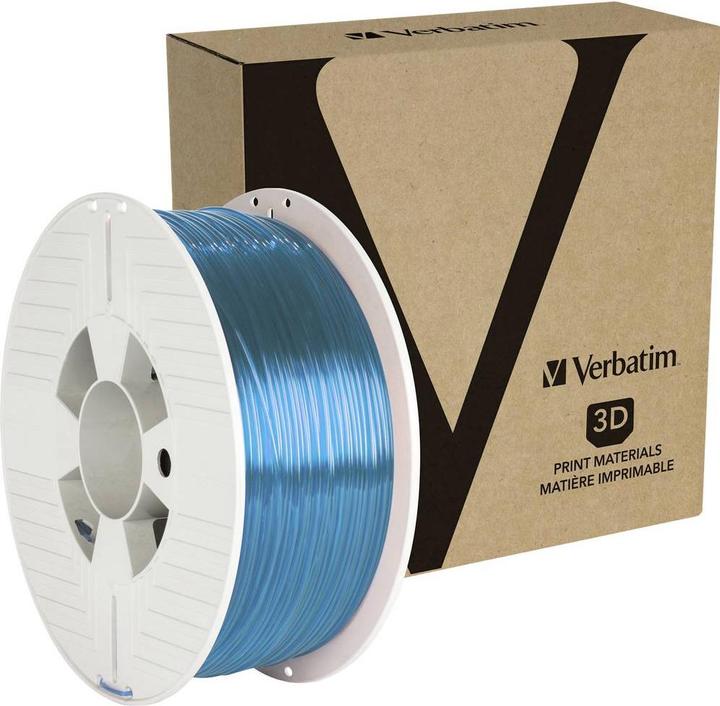 Actual product image Verbatim Filament (PETG, 1.75 mm, 1000 g, Blue)