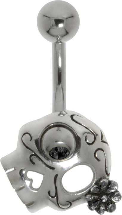 Bijouteria Bauchpiercing (Chirurgenstahl 316L, Kristall, Silber 925, Email)