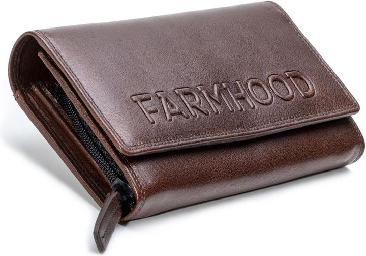 Immagine prodotto Farmhood Portafoglio Memphis con protezione RFID in pelle 19 cm