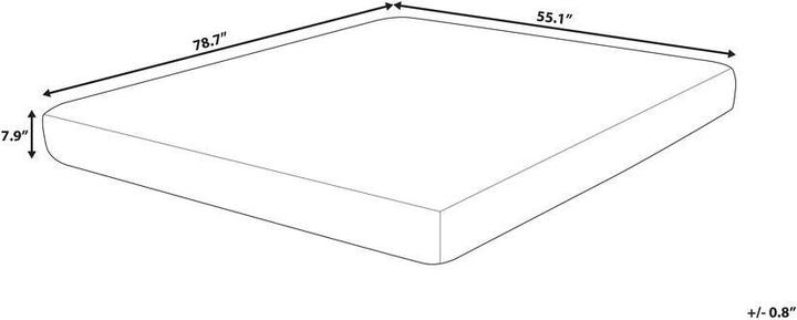 Produktbild Beliani Pearl (140 x 200 cm, Schaumstoffkern)