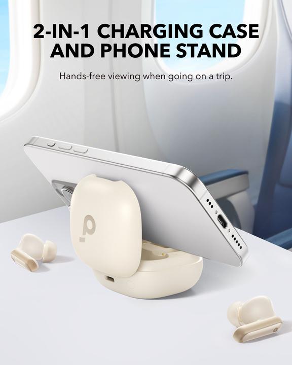 Immagine prodotto soundcore P40i Beżowe (ANC, 12 h, Senza fili)