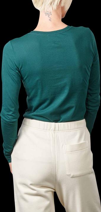 Actual product image Armedangels Enriccaa Soft T-Shirt Long Sleeve Teal Stone (XL)