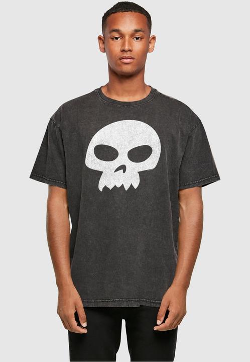 Actual product image Absolute Cult Toy Story - Sid's Skull Acid Washed Oversize Tee - 115465 (3XL)
