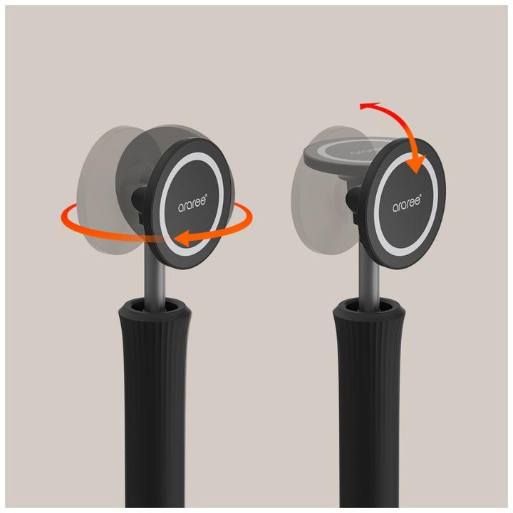 Actual product image Araree Selfie Stick Magfie Pod Lite Tripod MagSafe black