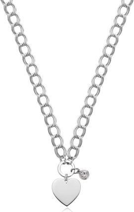 Sagapo S'Agapõ - Romantic steel heart necklace My love SYL09 (Edelstahl)