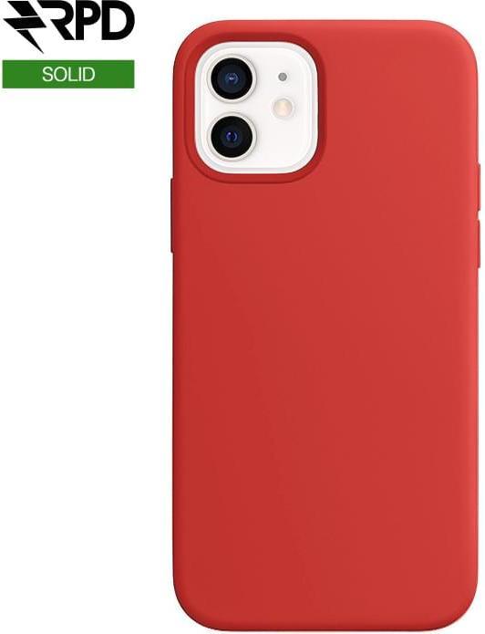 Produktbild RPD iPhone 12 Mini - Silikon-Etui - Solid Silicone, Rot (Apple iPhone 12 mini)