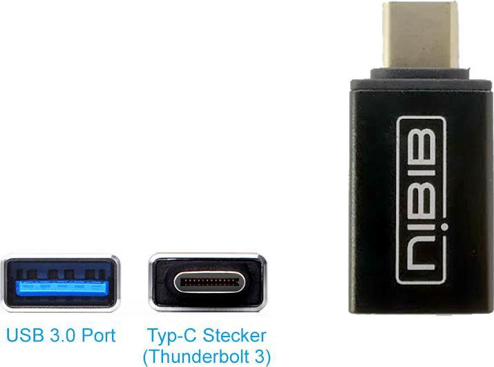 Actual product image AAi Mobile USB-C (Thunderbolt 3) to USB 3.0 adapter (USB 3.0, USB Type C)