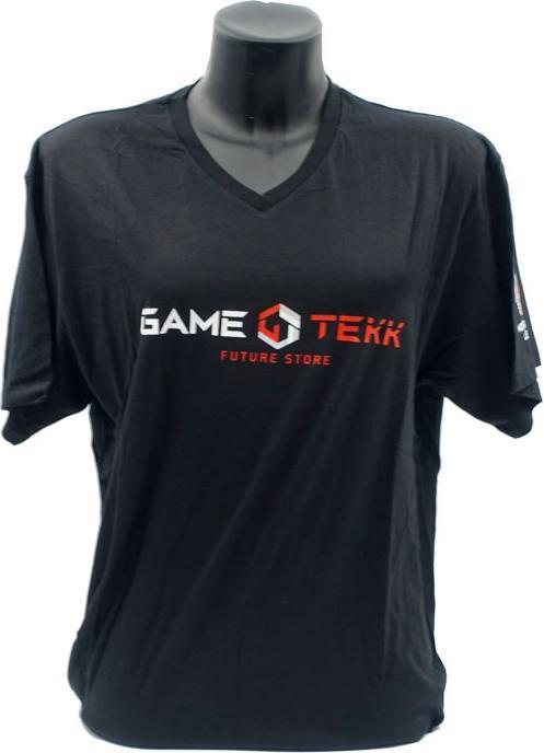 Altri T-Shirt Collo V Nera GameTekk Uomo XL (XL)