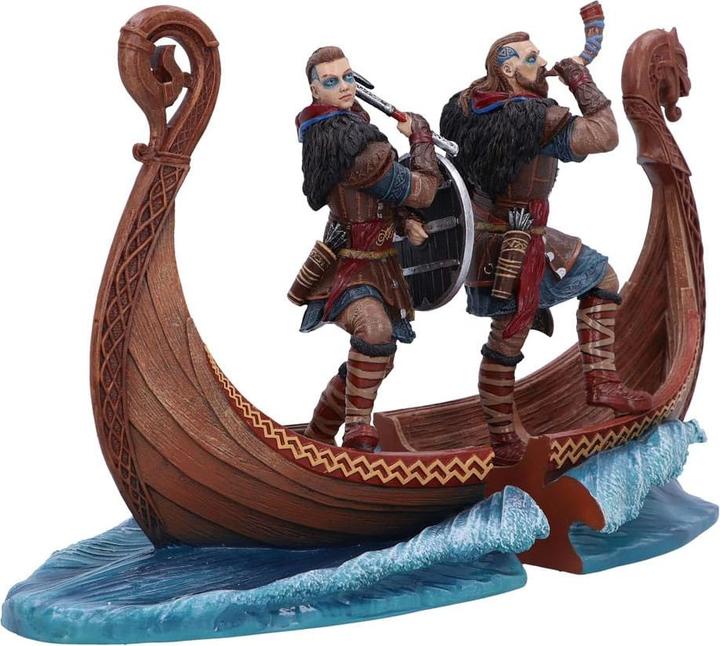 Produktbild Nemesis Now Assassin's Creed Valhalla serre-livres Vikings (42 x 41 x 31 cm)