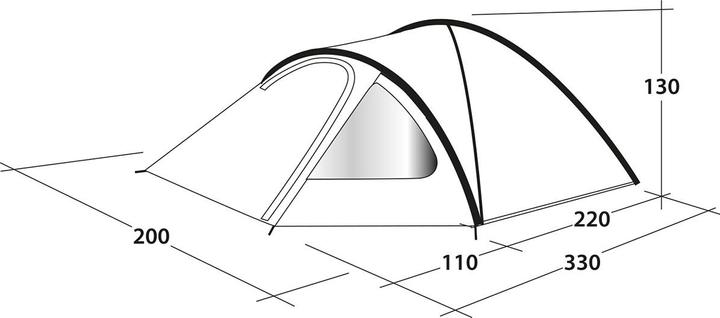 Produktbild Outwell Cloud 3 (Kuppelzelt, 5.20 kg, 3 Personen)