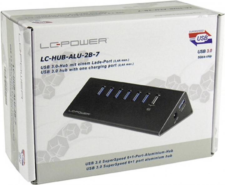Produktbild LC-Power LC-HUB-2B-7 (USB-A, 7 Ports)