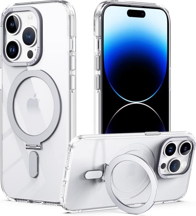 RPD iPhone 16 Pro Max - Magsafe Stand Etui silber (Apple iPhone 16 Pro Max)