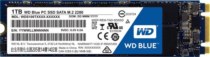 Actual product image WD Blue