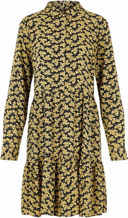 Yas Robe chemisier en viscose à ourlet plongeant (S)
