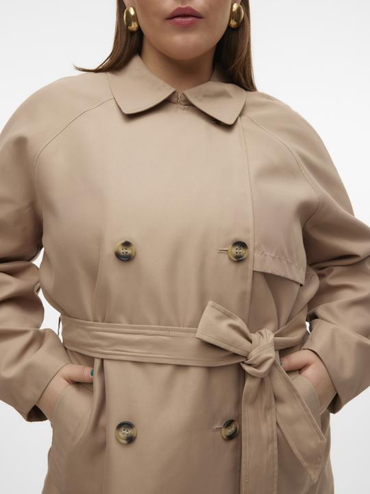 Produktbild Vero Moda Fly-Away Kragen Curve Mantel Trenchcoat (50)