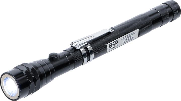 Produktbild BGS Ausziehbare LED-Leuchte mit Magnetheber "2-IN-1"