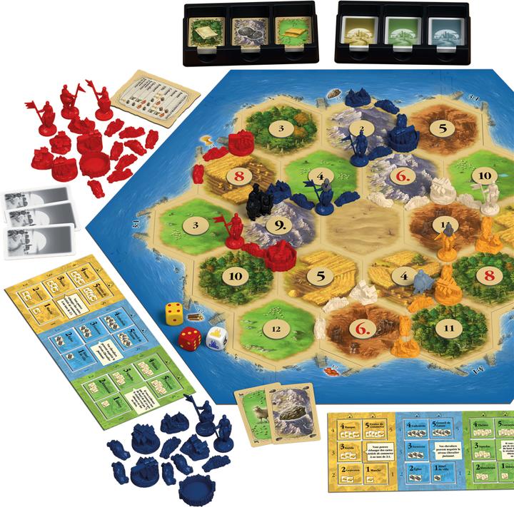 Actual product image Kosmos Family game CATAN Villes & Chevaliers compl. 5-6 joueurs (French)