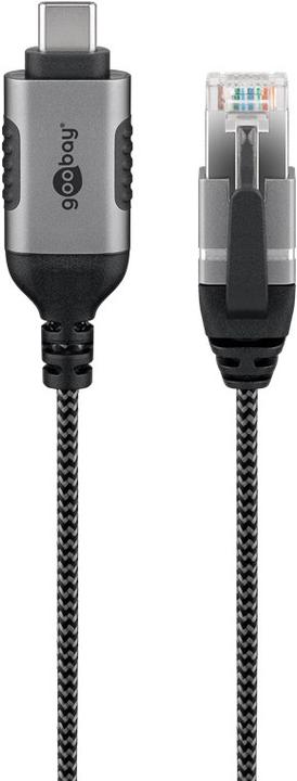 Immagine prodotto Goobay Cavo Ethernet da USB-C 3.1 a RJ45, sottile, 10 m (USB 3.1, RJ45 (1x))