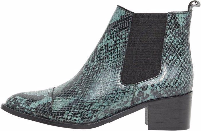 Produktbild Bianco Bedruckte Leder Chelsea Boots (37)