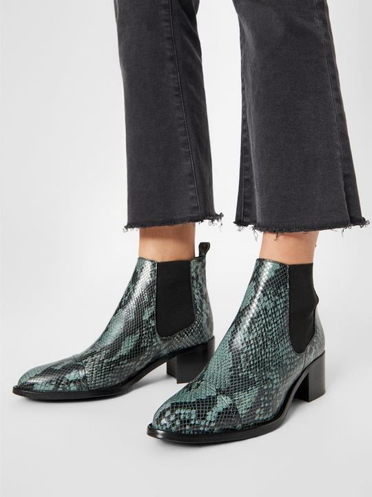 Produktbild Bianco Bedruckte Leder Chelsea Boots (37)