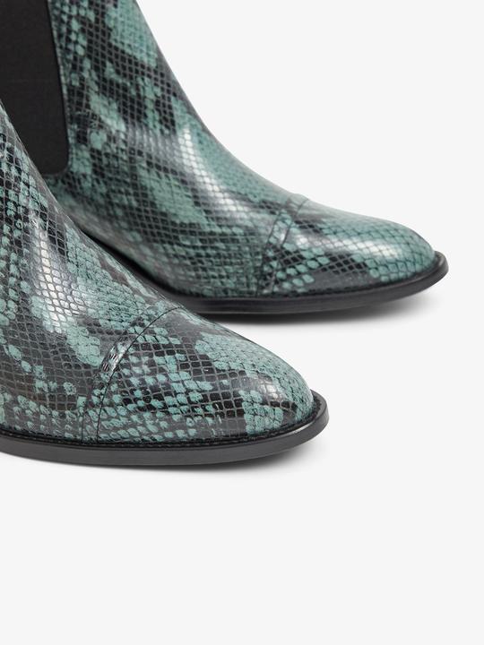 Produktbild Bianco Bedruckte Leder Chelsea Boots (37)