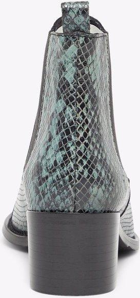 Produktbild Bianco Bedruckte Leder Chelsea Boots (37)