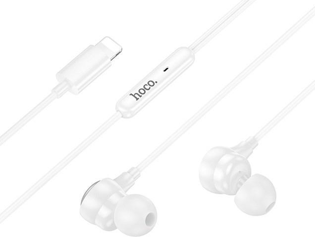 Actual product image Hoco M116 Benevolent Kabelgebundenes Headset Weiss (Cable)