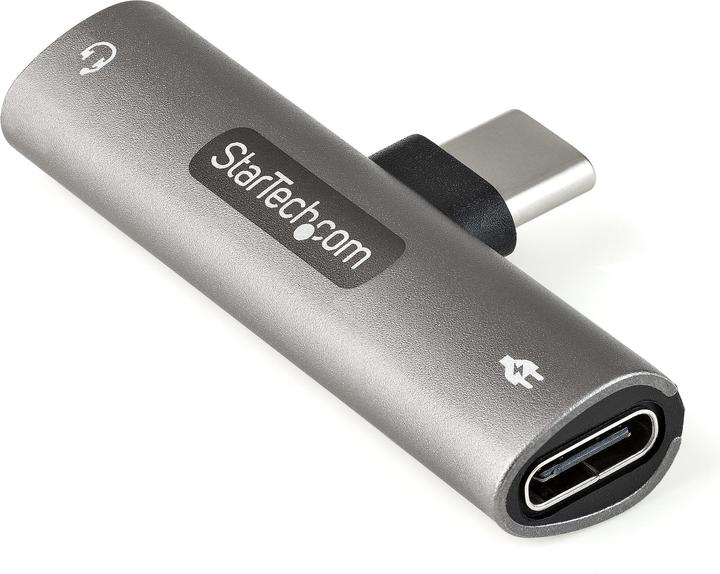 StarTech Adaptateur audio et de charge USB-C - Adaptateur audio USB-C avec prise casque/casque -TRRS et USB (USB, Jack 3.5mm)