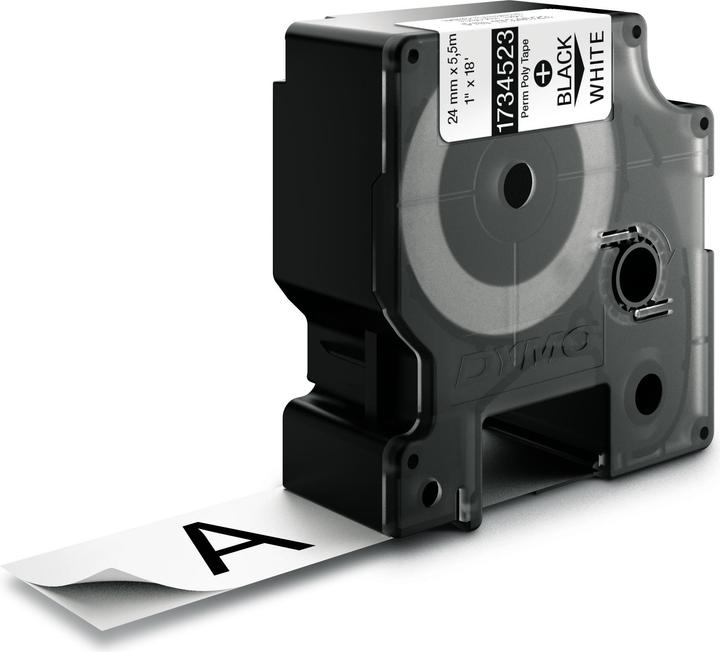 Produktbild Dymo Rhino ID1 Polyesterband, weiss (2.40 cm, Mehrfarbig)