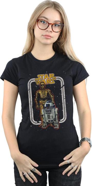 Immagine prodotto Star Wars R2-D2 And C-3PO Vintage Maglietta Donna (L)