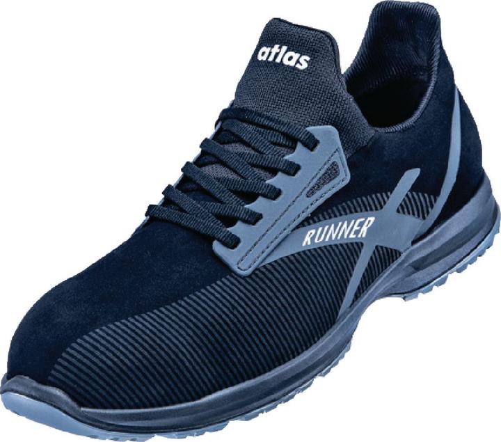 Atlas Sicherheits-Halbschuh S3 ESD RUNNER 95, black, Gr.45 (S3, 45)