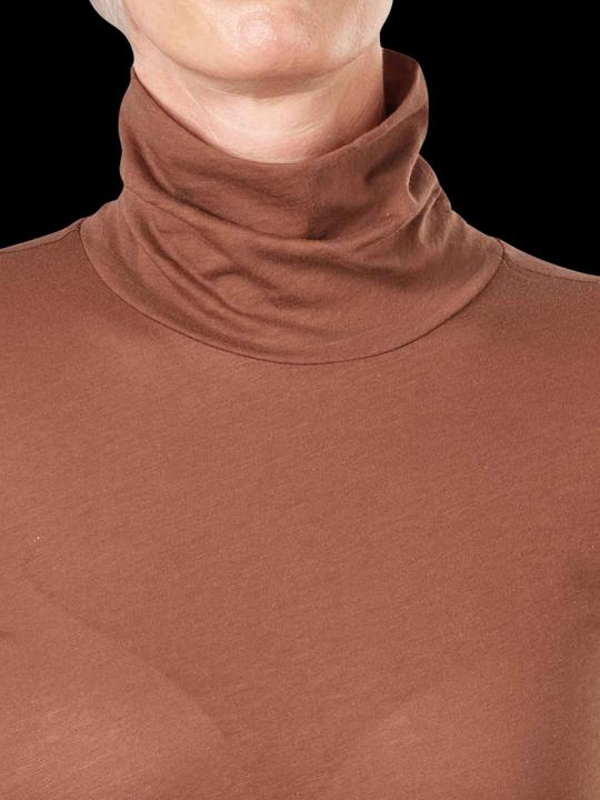 Actual product image Armedangels Long Sleeve Graziliaa T-Shirt Deep Brown (M)