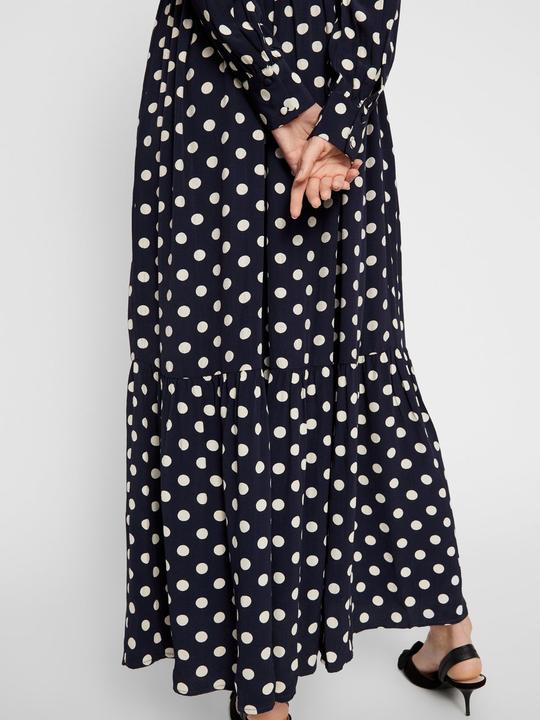 Produktbild Yas Polka Dot Viskose Blusenkleid (XS)