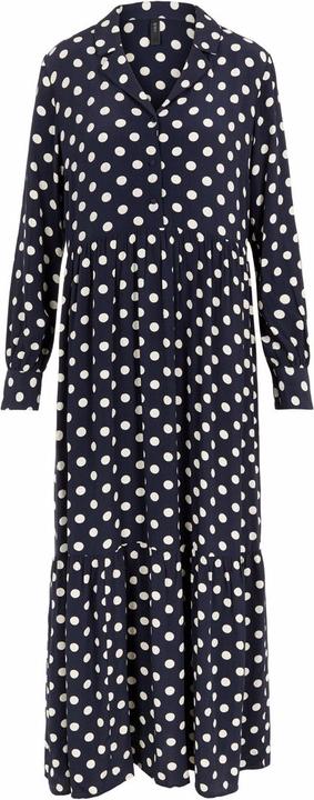 Produktbild Yas Polka Dot Viskose Blusenkleid (XS)