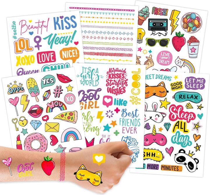 Produktbild Papierdrachen Metallic Tattoo Set 1 - Summerjam