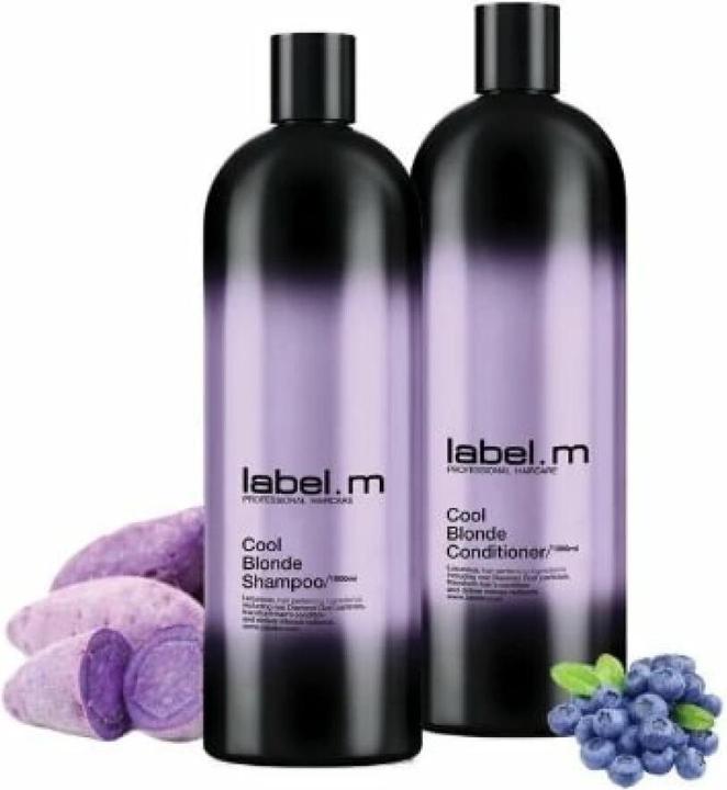 Produktbild Label.M LM Cool Blonde Shampoo 1000ml (1000 ml, Flüssiges Shampoo)