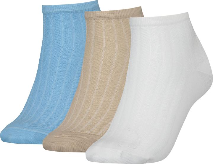 Tommy Hilfiger Damen Th Women 3p Gifting SHORT SOCK, White Combo, 39-42 EU (3er Pack, 39 - 42)