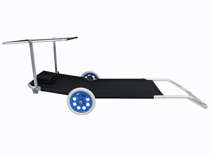 Immagine prodotto VCM Lettino con ruote e tettuccio parasole (165 cm)