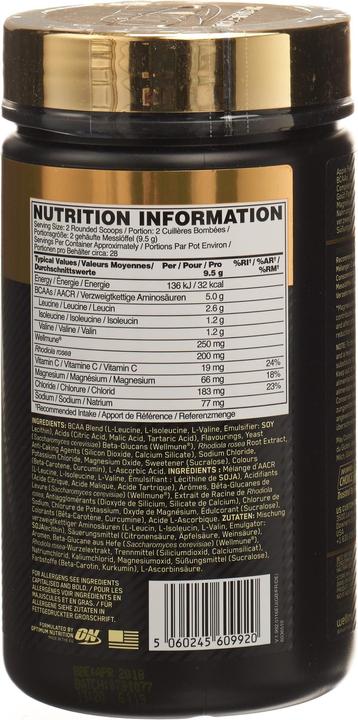 Produktbild Optimum Nutrition Gold Standard BCAA (1 Stück, Pulver, 266 g)