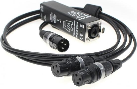 Image du produit Fischer Amps Câble adaptateur XLR pour In Ear Stick / Mini Body Pack (1.60 m, XLR)