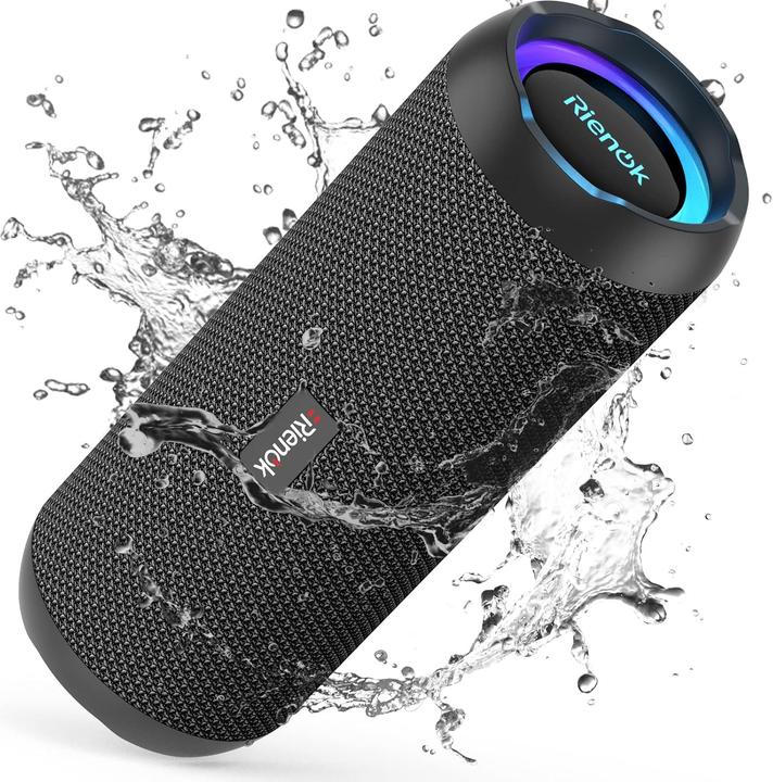 Produktbild Rienok Bluetooth Lautsprecher mit Licht (30 h, Akkubetrieb)